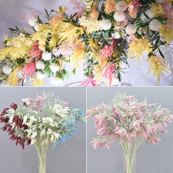 wedding simulation four-pronged tasson el and residence soft decorative flower layout window pography props flowers & wreaths